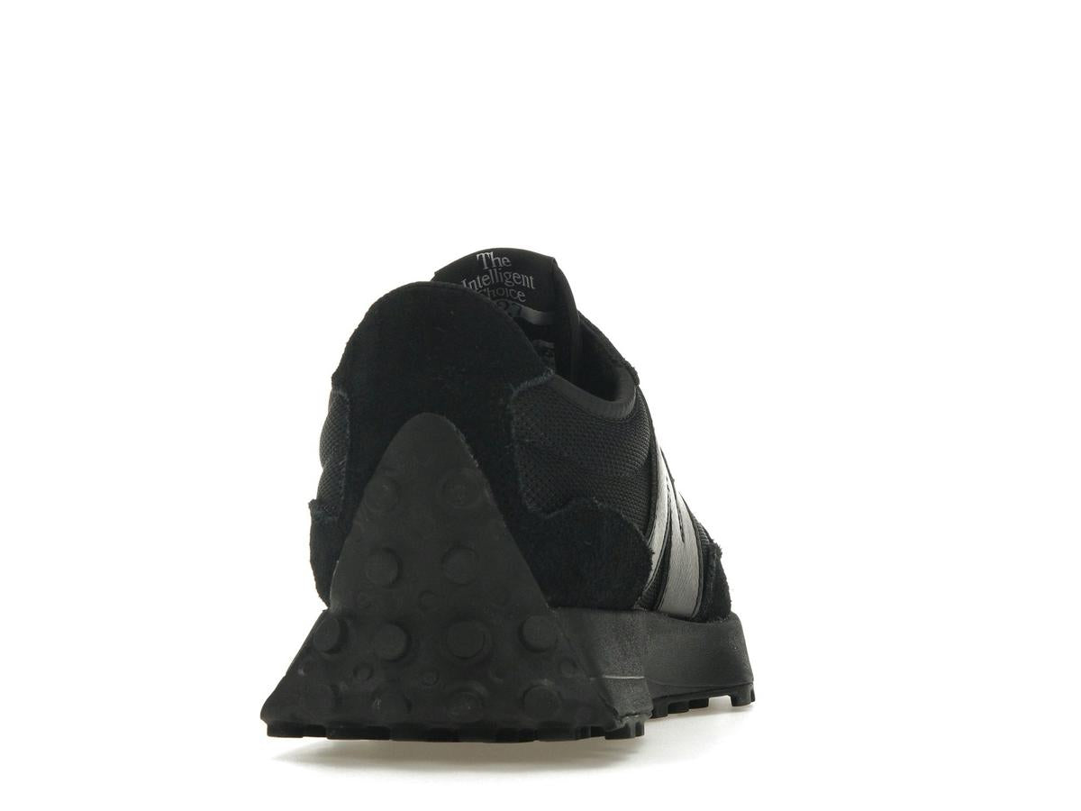 New Balance 327 Black White Tongue Logo MS327CTB - savito