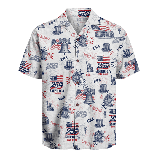 America 250 Years Of Freedom Hawaiian Shirt