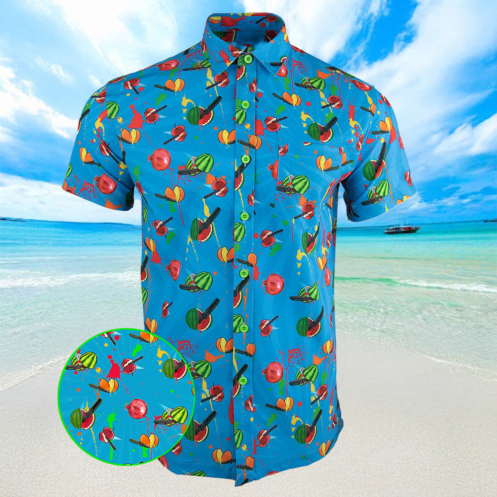 SOG x Retro Collab Hawaiian Shirt Mens Button Down Summer Shirts Gifts For Dad