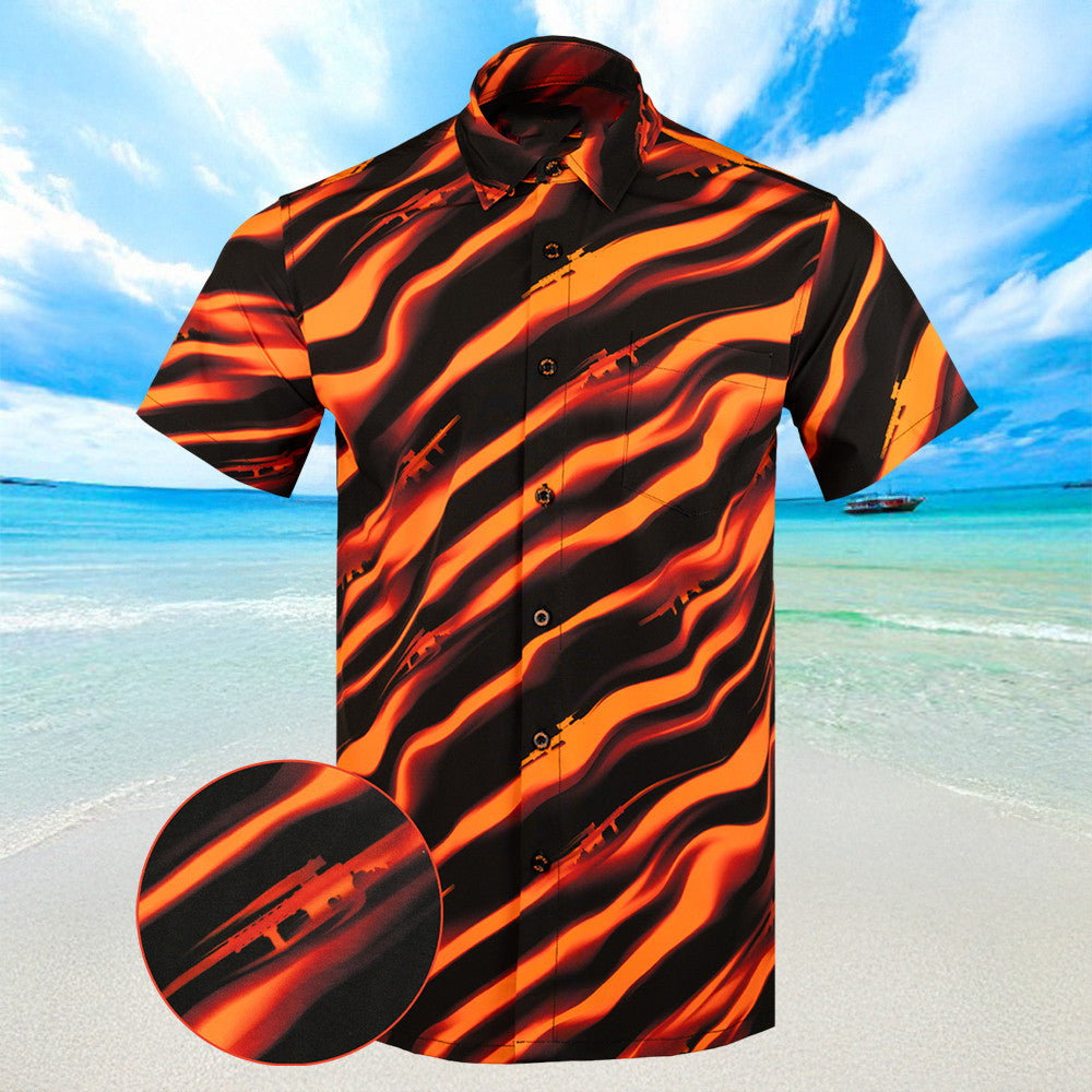 The Groovy Hawaiian Shirt Summer Button Up Men Best Gifts For Husband