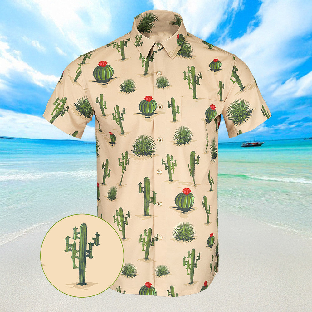 Homeland Tan Hawaiian Shirt Button Up Shirts For Summer Gifts For Men
