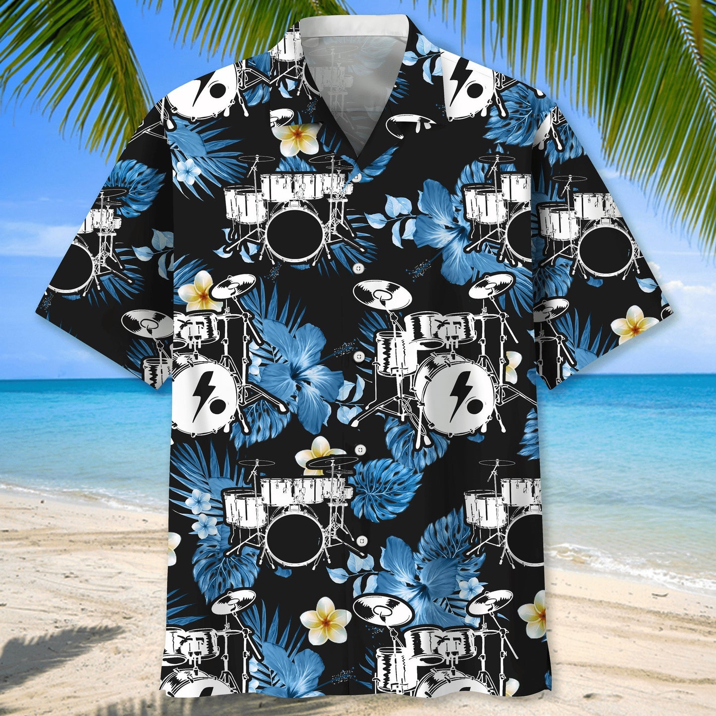Drum Hawaii Shirt Drum Players Summer Clothing For Men Gifts For Drummers