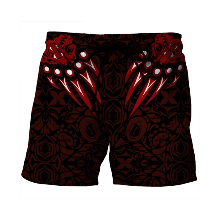 Bear Paw Haida Art Tattoo Spirit Hawaii Shirt Northwest Pacific Style Bear Paw Clothing