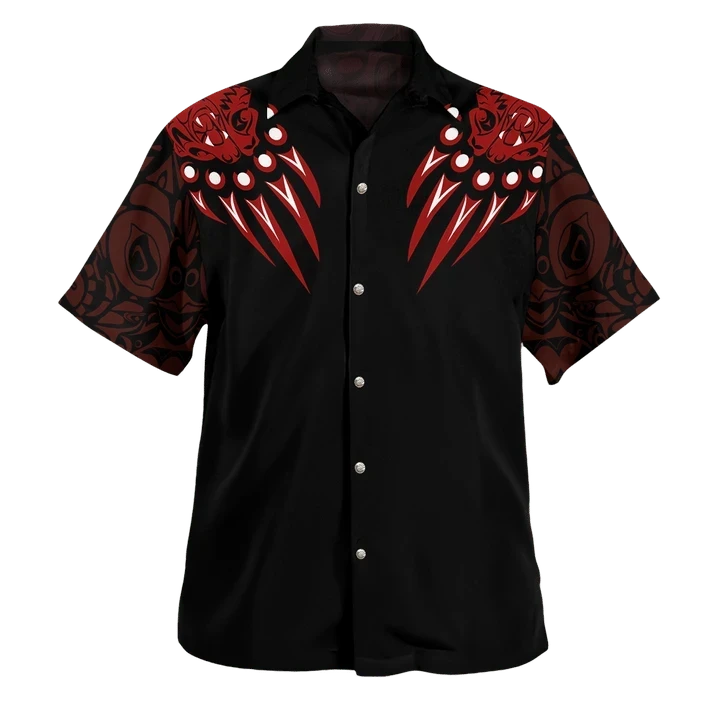Bear Paw Haida Art Tattoo Spirit Hawaii Shirt Northwest Pacific Style Bear Paw Clothing
