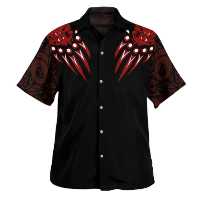 Bear Paw Haida Art Tattoo Spirit Hawaii Shirt Northwest Pacific Style Bear Paw Clothing