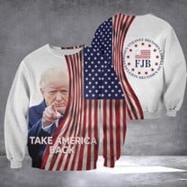 Trump 2024 Take America Back Hawaiian Shirt FJB Let's Go Brandon USA Flag MAGA Merch