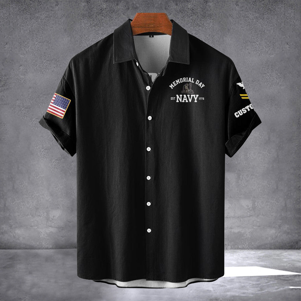Custom Memorial Day US Navy Radioman Hawaiian Shirt We Don't Know Them All But We Owe Them All