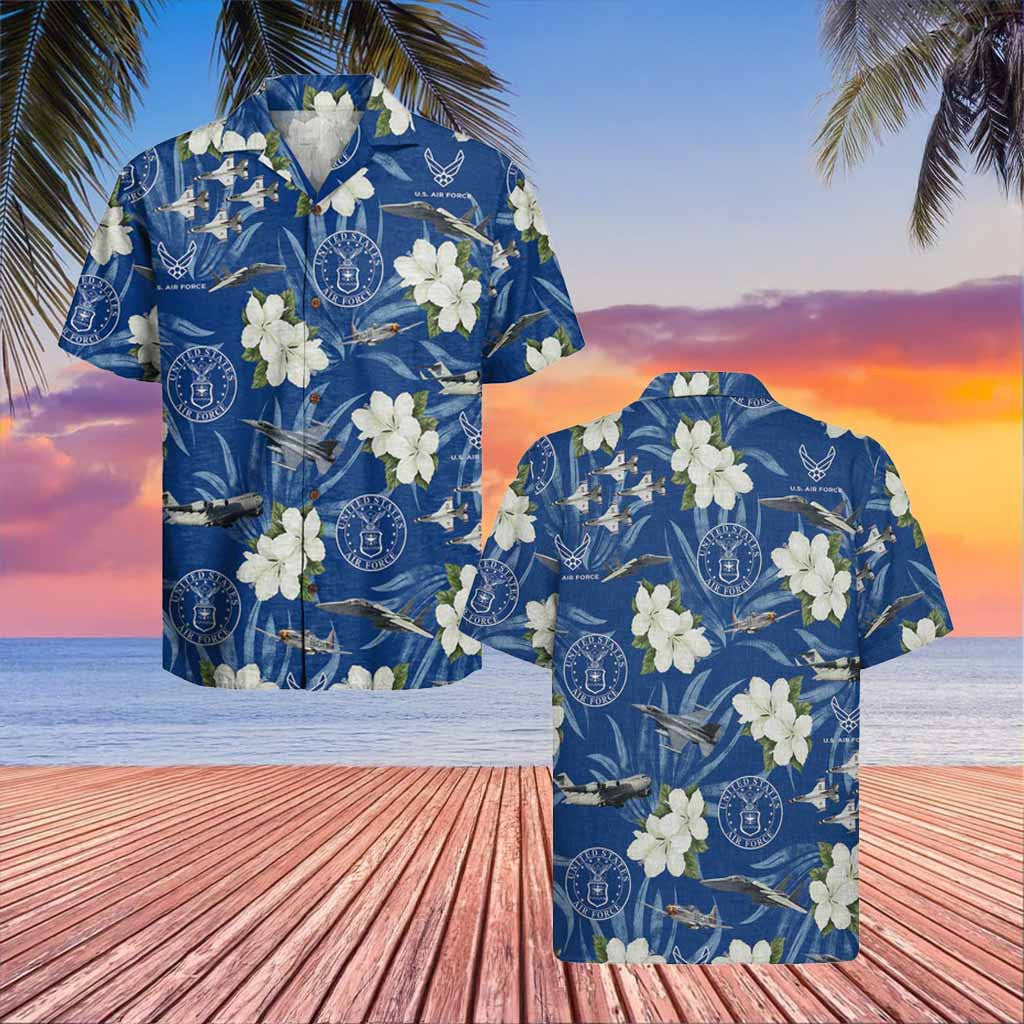 U.S Air Force Veteran Hawaiian Shirt LiLy Aloha Shirt Gift Ideas For Veterans_
