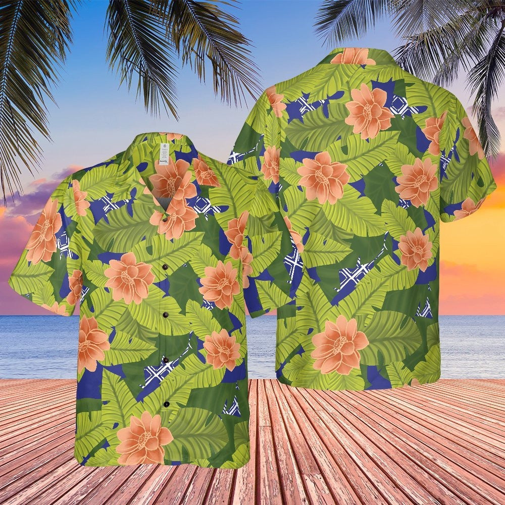 Michael Scott The Office Hawaiian Shirt Tropical Flowers Aloha Shirt Wearing