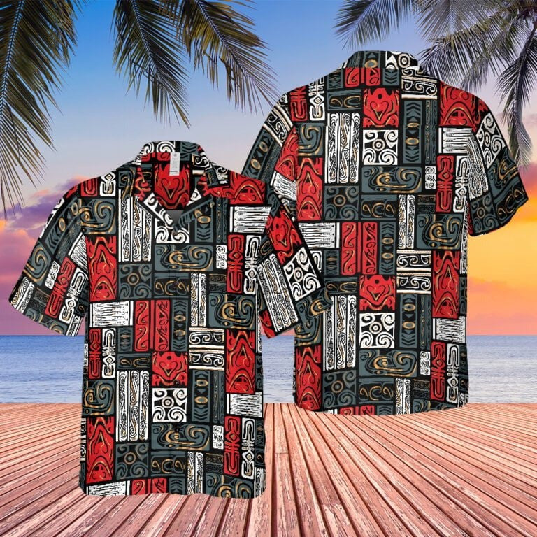 Biff Tannen Back To The Future Hawaiian Shirt  Classic Rectangular Pattern Aloha Shirt_