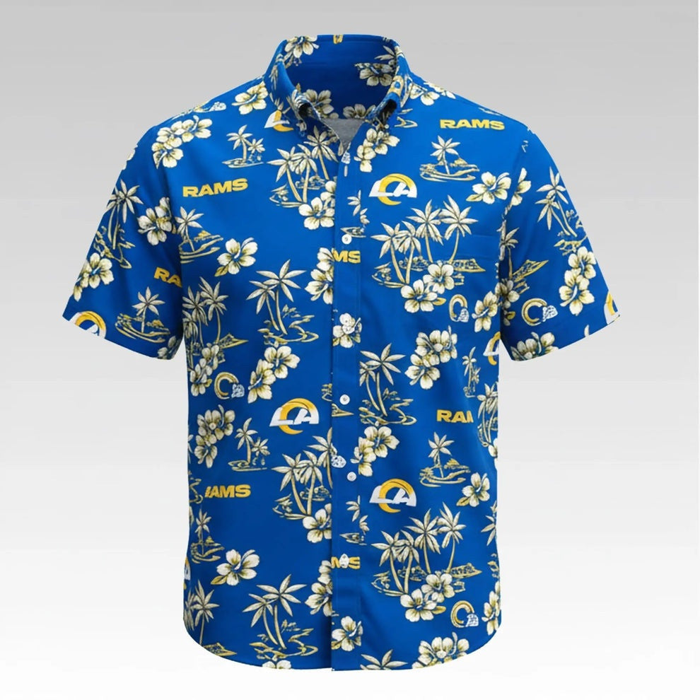 Steve Avila LA Rams Hawaiian Shirt Summer Tropical Vavation Gift For Husband