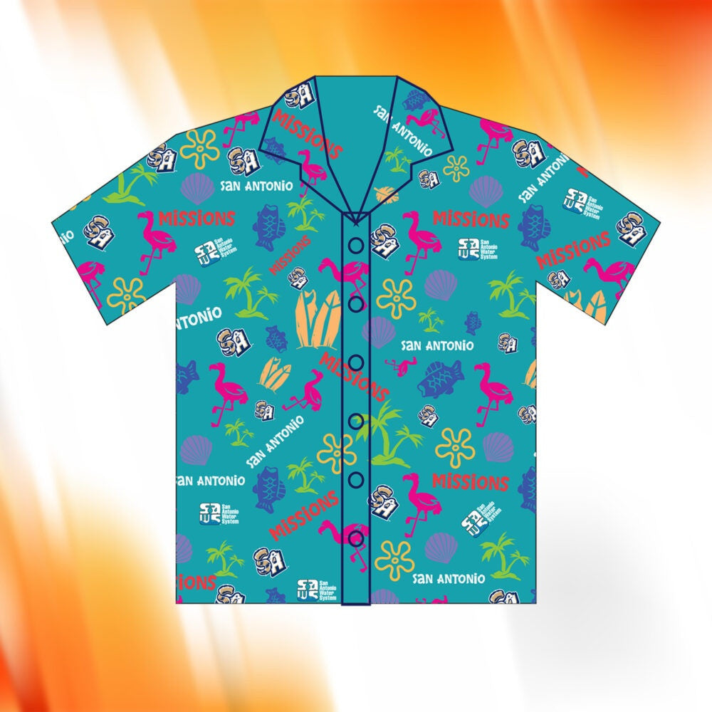 2026 Missions Flamingo Hawaiian Shirt San Antonio Clothes Gift For Sea