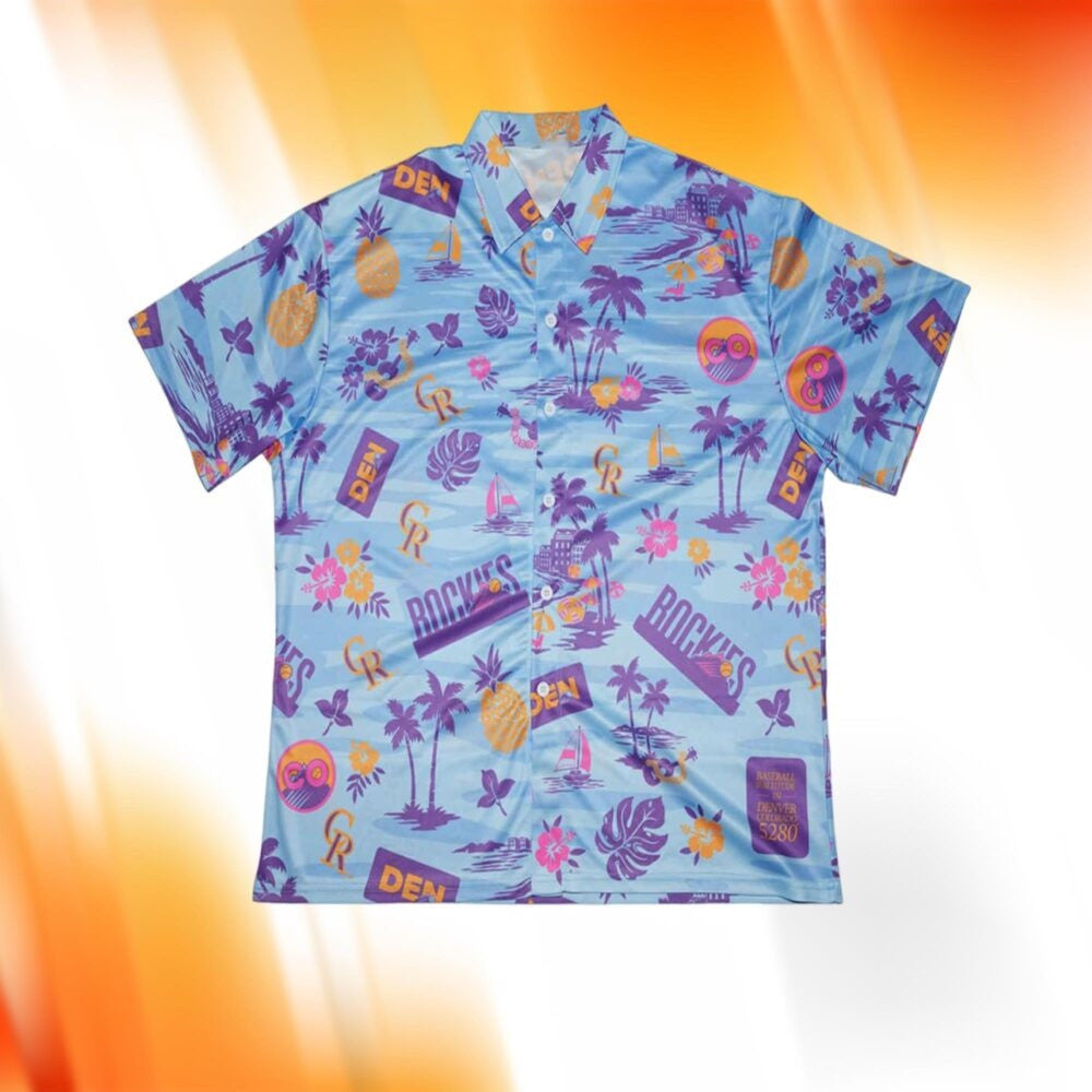 2026 Rockies Father’s Day Hawaiian Shirt Giveaway Gift For Lover Summer