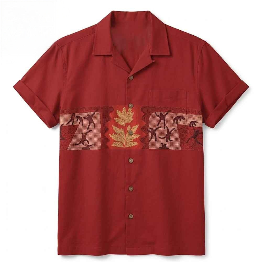 Glass Cypress Red Inferno Hawaiian Shirt Glass Cypress Merch Top Father's Day Gifts