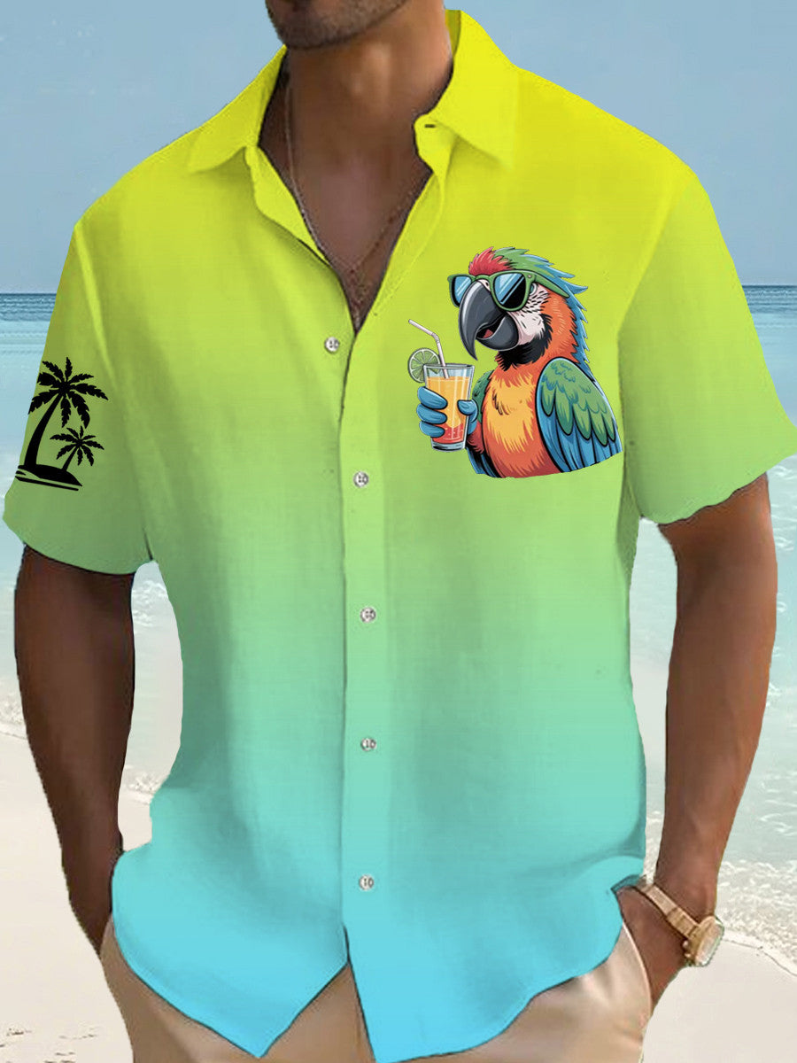 Parrot Jimmy Buffett Merch Hawaiian Shirt Jimmy Buffett Concert