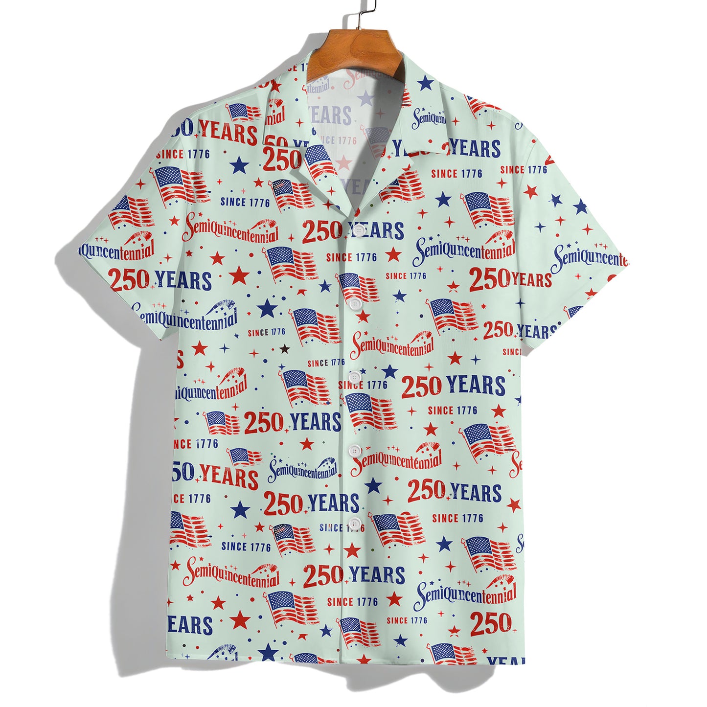 USA 250 Years Semiquincentennial Hawaiian Shirt 4Th Of July Gift For Patriots